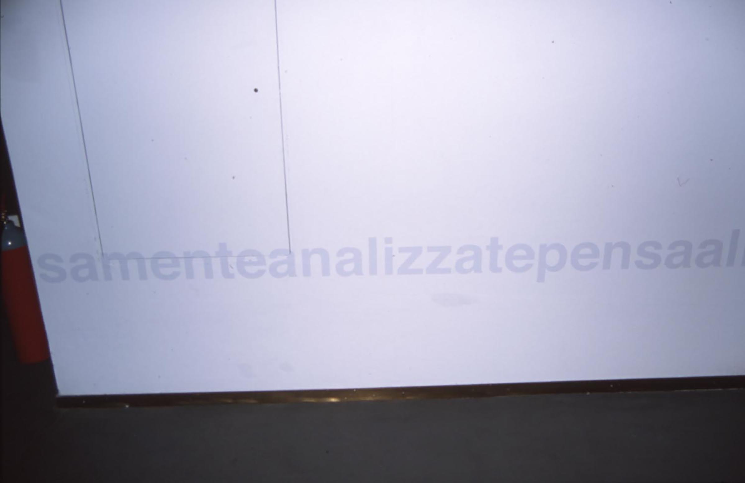 Liam Gillick, Lamp Factory, 2003 (detail)